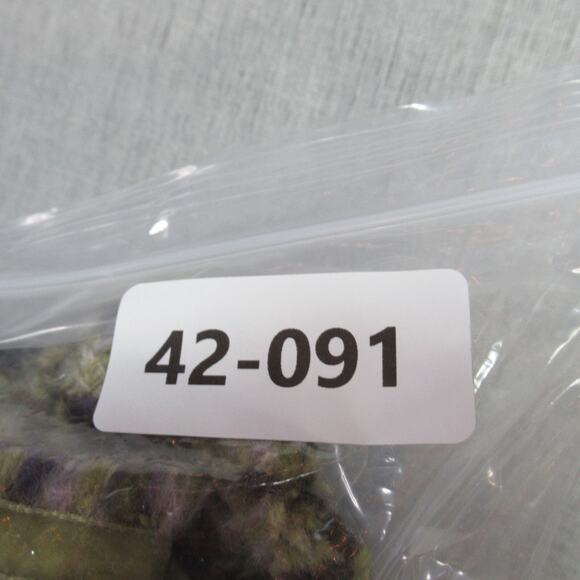 SIGRID OLSEN Jacket Medium Green Tweed Check Velvet Ribbon Belt Vintage Y2K - Picture 11 of 11